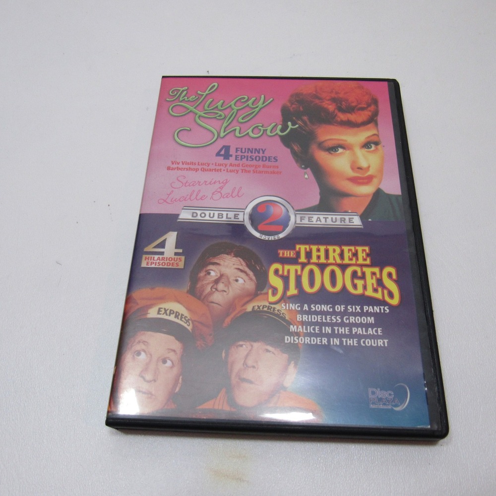 The Lucy Show‎ Three Stooges DVD Double Feature 4 Funny Episodes